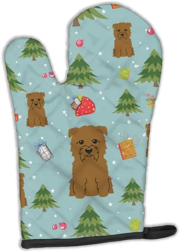 Miniatura 10 de Caroline's Treasures BB2732OVMT Dog House Collection Border Collie - Guante de horno grueso resistente al calor para sartenes calientes y horno
