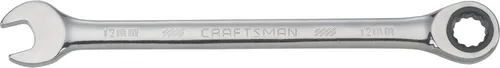 Llave de trinquete CRAFTSMAN, métrica, 12mm, 72 dientes, 12 puntos (CMMT42570)
