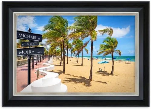 Miniatura 18 de IPIC – obra de arte personalizada con nombres y fecha, regalo perfecto para aniversario, boda, cumpleaños y celebraciones