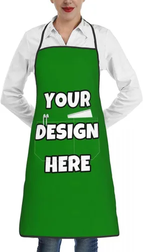 Miniatura 29 de Delantal personalizado con logotipo de imagen, nombre de texto, delantales de cocina personalizados para chef para hombres y mujeres