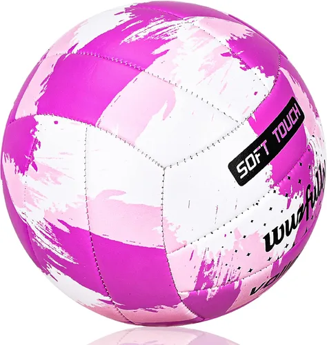 Miniatura 2 de Voleibol oficial tamaño 5, pelotas de voleibol suaves para patio trasero, playa, parque, juegos, práctica de voleibol para adolescentes