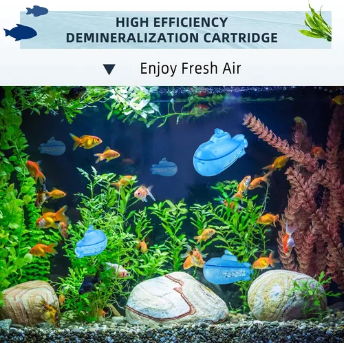 Miniatura 5 de AMI PARTS Humidificador limpiador flotante submarino para la mayoría de humidificadores cálidos y fríos y peceras, purifica el agua, suaviza el agua
