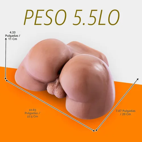 Miniatura 4 de Muñeca Sexual Realista de 5.5 Libras para Masturbador Masculino Gay, Vagina Realista con Testículos y Ano, Estimulador Masculino Juguete Sexual