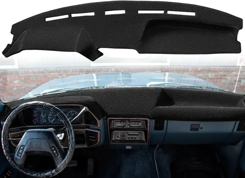 Miniatura 11 de Yiz Alfombrilla protectora para salpicadero de Ford F100, F150, F250, F350, Bronco, 1980, 1981, 1982, 1983, 1984, 1985, 1986, protector de alfombra