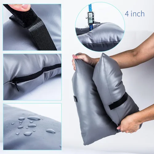 Miniatura 4 de MINIVON Cojín de asiento para mesita de noche, ajuste universal, cojín de asiento cómodo para ancianos, funda de asiento suave para asiento
