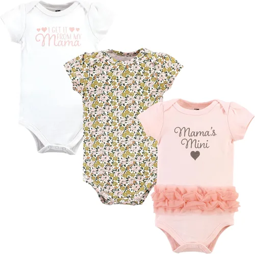 Miniatura 142 de Hudson Baby baby-girls Cotton Bodysuits 3-pack