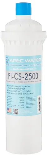 APEC Water Systems FI-CS-2500 Filtro de reemplazo para el sistema de filtración de agua CS-2500