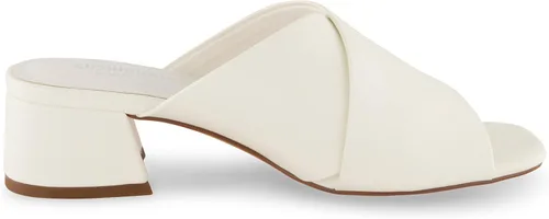 Miniatura 4 de CUSHIONAIRE Sandalia Garland con tacón de bloque de banda cruzada + espuma viscoelástica, anchos disponibles