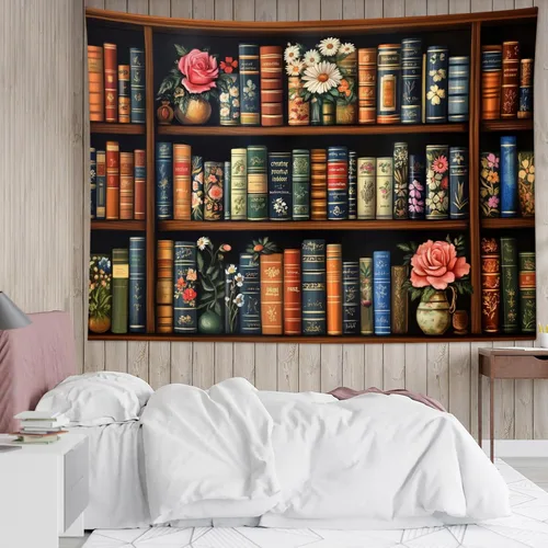 Miniatura 24 de LB Tapiz de nube rosa para colgar en la pared, cielo azul y fantasía, nube pastel, paisaje natural, tapiz de pared para dormitorio, arte de pared