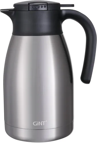 GiNT Jarra térmica de café en acero inoxidable de 51 onzas con tapa / Jarra térmica de doble pared al vacío / 12 horas de retención del calor
