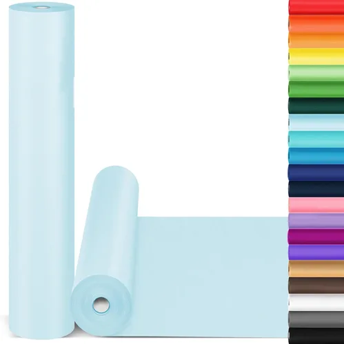 Miniatura 24 de Papel de regalo marrón, rollo de papel kraft, papel decorativo para manualidades de 15 x 450 pulgadas, papel de embalaje para suministros de envío