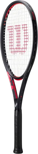 Miniatura 3 de Wilson Clash 100 V3 - Raqueta de tenis de rendimiento para adultos, tamaño de agarre de 2-4 1/4 pulgadas, ensartada con Sensation 16 Natural