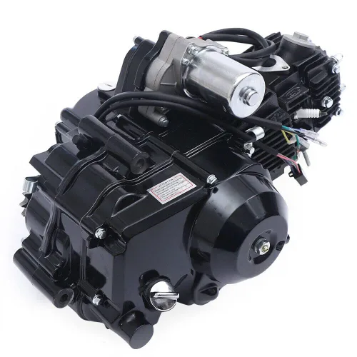 Miniatura 7 de Kit de motor de 4 tiempos para ATVs de 125 cc y Go Karts semiautomáticos con reversa, motor de cilindro único refrigerado por aire con patada