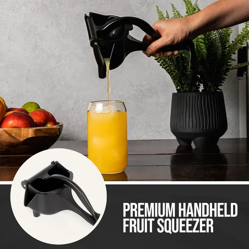 Miniatura 2 de Lemon Sqeeuzer Exprimidor manual de mano – Exprimidor de prensa de cítricos para jugo de naranja fresca, limón, lima, granada – Exprimidor de limón