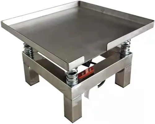 Miniatura 7 de mini tabla de vibración del acero inoxidable de los 50x50CM, plataforma vibratoria concreta de la vibración del bloque de prueba del bloque