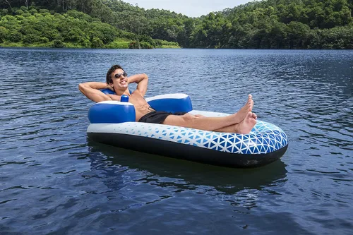 Miniatura 2 de Hydro-Force - Flotador de piscina Indigo Wave de 72 pulgadas