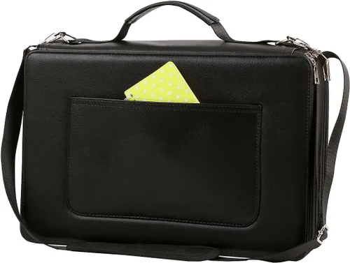 Miniatura 39 de Estuche para lápices Jungle con 120 ranuras de tela Oxford, con ranura para lápices, organizador con práctico envoltorio portátil, soporte multicapa
