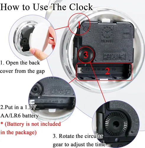Miniatura 3 de YWHL Regalos de Reloj del 25º Aniversario de Boda para Pareja, Regalos de Recuerdo del 25º Aniversario para Esposo/Esposa, Decoración de Reloj