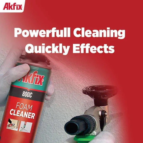 Miniatura 5 de Akfix Limpiador de pistola de espuma aislante 800C, gran removedor de sellador, disuelve espuma de poliuretano en aerosol, 1 paquete, 16.9 onzas