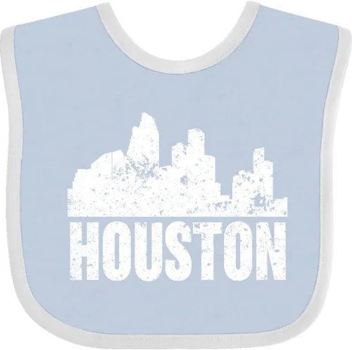 Miniatura 12 de inktastic Houston Skyline Grunge Baby Bib
