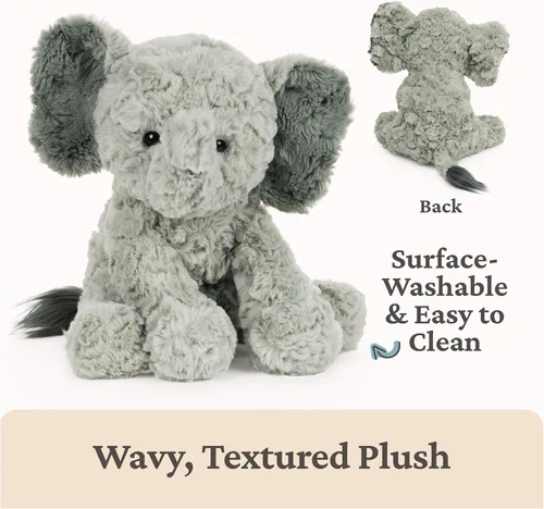 Miniatura 6 de GUND Cozys Collection Elefante de peluche, animales de peluche para edades de 1 año en adelante, gris, 10 pulgadas