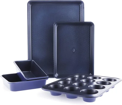 Miniatura 9 de Blue Diamond Molde rectangular para pasteles de 13" x 9" para hornear