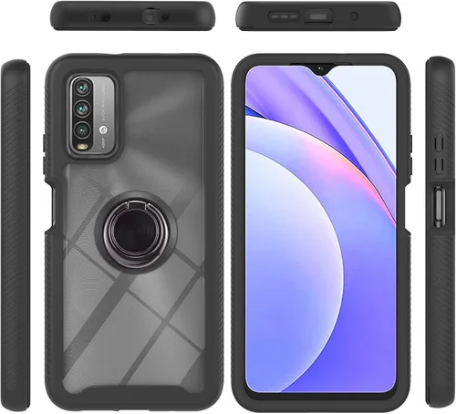 Miniatura 120 de Funda compatible con Xiaomi Poco M5s 4G, compatible con Redmi Note 10 4G / Note 10S 4G / Note 11 SE (India), funda para teléfono 3 en 1, color azul