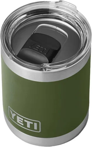 Miniatura 15 de Yeti Rambler Vaso corto de 10 onzas con aislamiento térmico al vacío, de acero inoxidable, con tapa MagSlider Rosa arenisca.