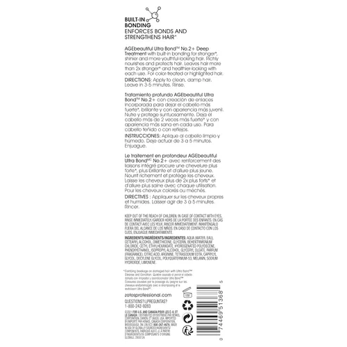 Miniatura 5 de Champú Synergy ULTRA BOND (no 1), acondicionador (no 2) y tratamiento profundo (no 2+) – Fortalece y protege – construye enlaces