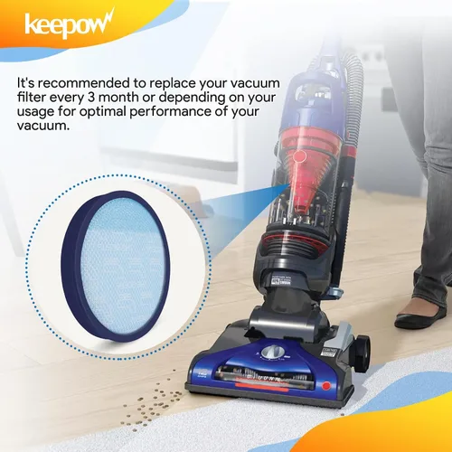 Miniatura 5 de KEEPOW 304087001 Filtros de vacío para Hoover Windtunnel Vacuum UH71250, UH71255, UH72600, UH71230, UH70825, UH72630, UH72625, UH70832, UH70820