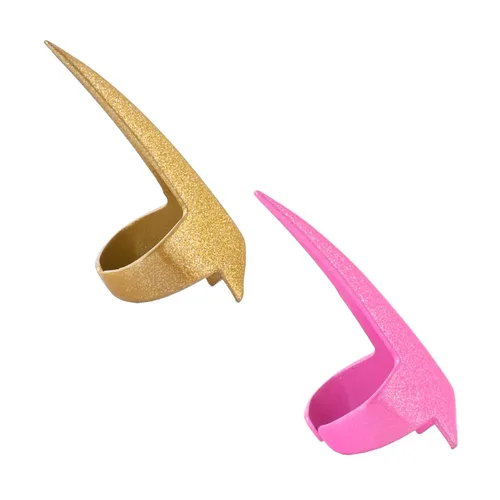 Miniatura 19 de Anillos profesionales para separar y seccionar el cabello, herramientas de acero inoxidable para trenzar el cabello para pelucas de rastas