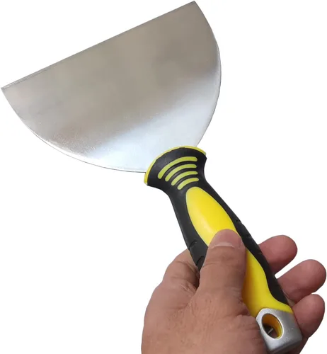 Miniatura 3 de Paquete de 6 espátulas de masilla, cuchillos de masilla de 6 pulgadas con mango ergonómico de plástico para pegar pintura, pared, azulejos