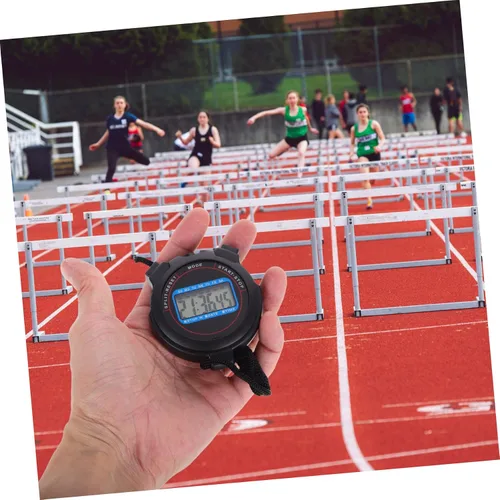 Miniatura 7 de Cronómetro deportivo digital con pantalla grande para entrenadores, funcionamiento silencioso, ligero, diseño portátil para natación, correr, yoga