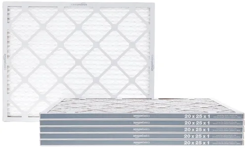 Miniatura 12 de Amazon Basics Paquete de 6 filtros de aire de 20 x 20 x 1 para horno de CA MERV 11 (tamaño real: 19.75 x 19.75 x .75 pulgadas)