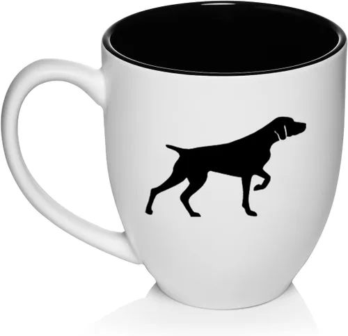 Taza de café de cerámica con puntero alemán de pelo corto, regalo para ella, él, mujeres, hombres, esposa, marido, mamá, papá, novio, hijo, amigo,