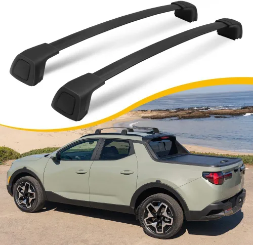 Barras transversales para Hyundai Santa Cruz SE SEL Premium Limited 2022 2023 2024 2025 2026, riel de techo con cerradura, portaequipaje,