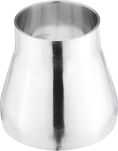 Miniatura 41 de PATIKIL Reductor concéntrico acero soldadura a tope 304 accesorios de tubería de acero inoxidable para alimentos bebidas HVAC fontanería, 1 1/2" a 1