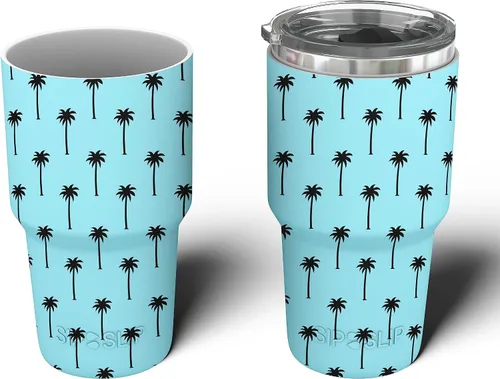 Miniatura 17 de Funda de silicona para vasos, compatible con vasos Yeti, RTIC, Ozark Trail, Magellan y más. Fundas aisladas personalizadas para enfriar latas