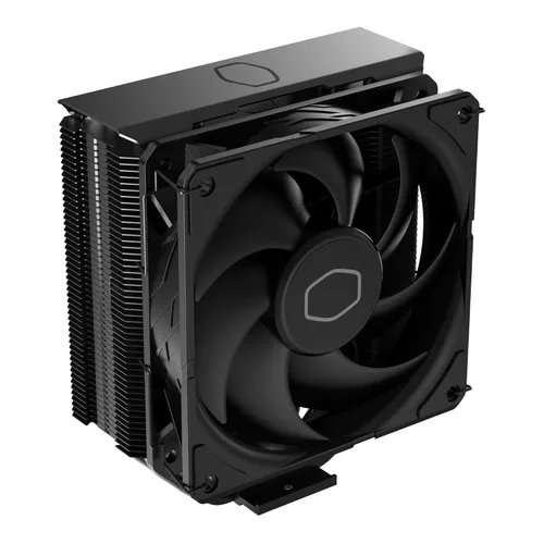 Miniatura 19 de Cooler Master Enfriador de aire de CPU Hyper 212 RGB Black Edition, ventilador SF120R RGB, 4 tubos de calor CD 2.0, negro metálico anodizado, aletas
