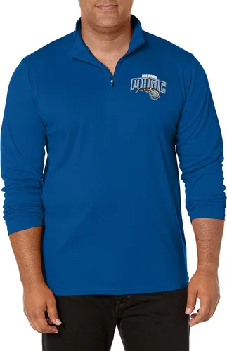 Miniatura 31 de Ultra Game Camiseta oficial de la NBA de manga larga con cremallera corta para hombre Color del