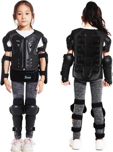 Reomoto Protector de cuerpo completo para niños, equipo de motocross, para motocicleta, ciclismo, esquí, motocicleta, equitación, chaleco con