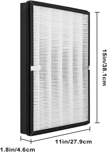 Miniatura 2 de Filtro purificador de aire TT-AP003 de repuesto, compatible con purificadores de aire TaoTronics, TT-AP003 y VIVOSUN 5 en 1, paquete de 2