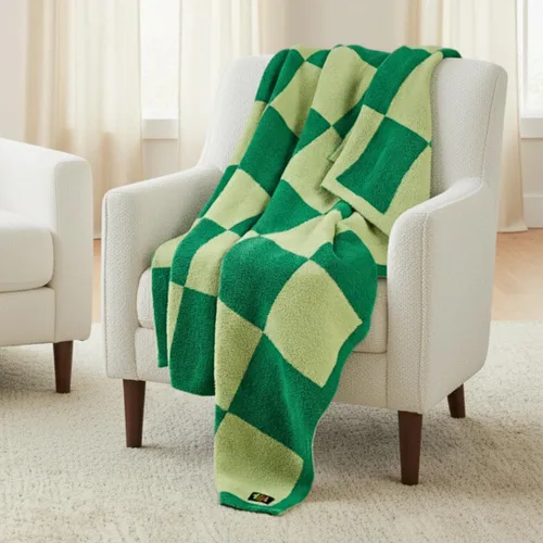 Miniatura 13 de Franco Collectibles Barbie - Ropa de cama para adultos, suave, acogedora, elegante, Dream Lux Intarsia, manta de punto, 50 x 60 pulgadas