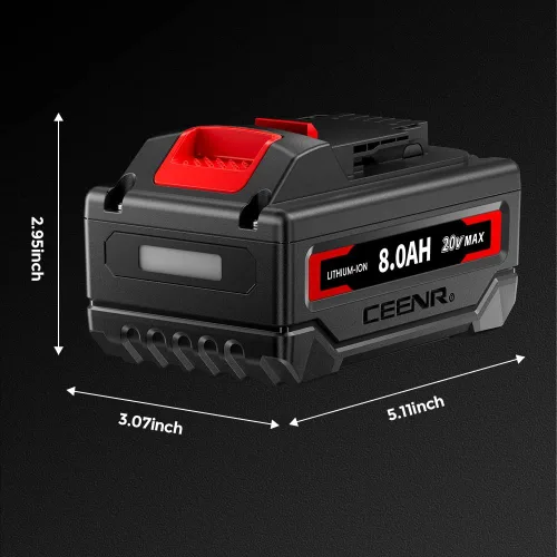 Miniatura 7 de DCB200 8.0Ah baterías de iones de litio de repuesto para Dewalt batería de 20 voltios compatible con cargador de batería Dewalt