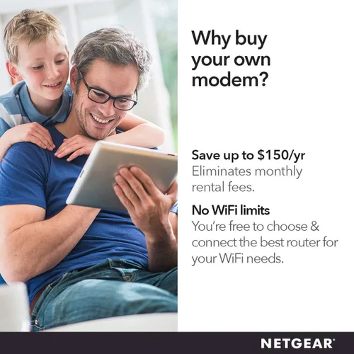 Miniatura 4 de NETGEAR - Módem de cable compatible con todos los proveedores de cables, incluyendo Xfinity by Comcast