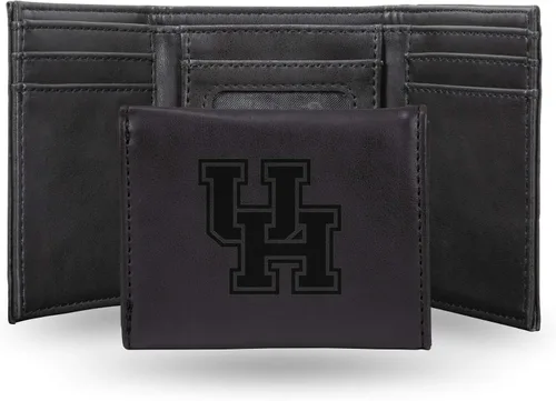 Miniatura 32 de NCAA Rico Industries - Billetera triple grabada con láser, con grabado láser, accesorio para hombre