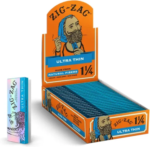 Miniatura 9 de ZIG-ZAG Papel de liar 1 ¼ ultrafino (6 folletos) - 32 hojas cada uno - Papel de liar de combustión lenta