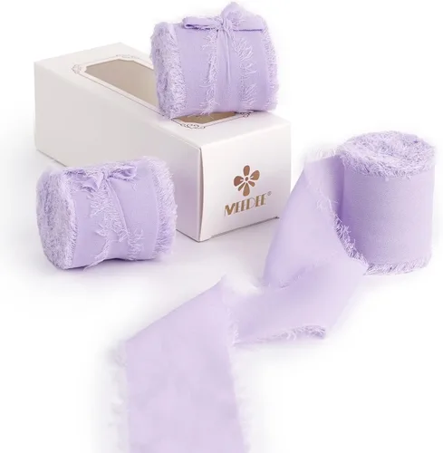 Miniatura 15 de MEEDEE Cinta de Gasa Deshilachada Rosa Empolvado de 2 Pulgadas Cintas de Gasa con Flecos Cintas Rosa Empolvado para Manualidades Cinta de Gasa