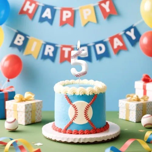 Miniatura 7 de Velas de cumpleaños con el número 0 de béisbol, decoración de pastel con temática de béisbol para niños y niñas, decoraciones de pasteles
