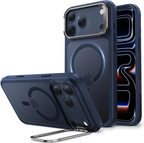 Miniatura 20 de ESR Funda para iPhone 14 Pro Max, Compatible con MagSafe, Funda Transparente para Teléfono con Soporte Stash Integrado para iPhone 14 Pro Max